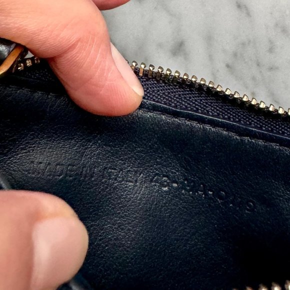 Dior Blue Dior Oblique Saddle Coin Purse - Picture 5 of 11